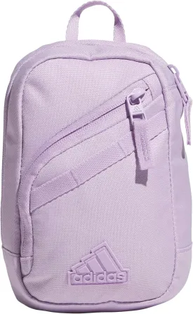 adidas Prime Mini Sling Crossbody Bag, Small Size for Festivals and Travel, Powder Plum Purple