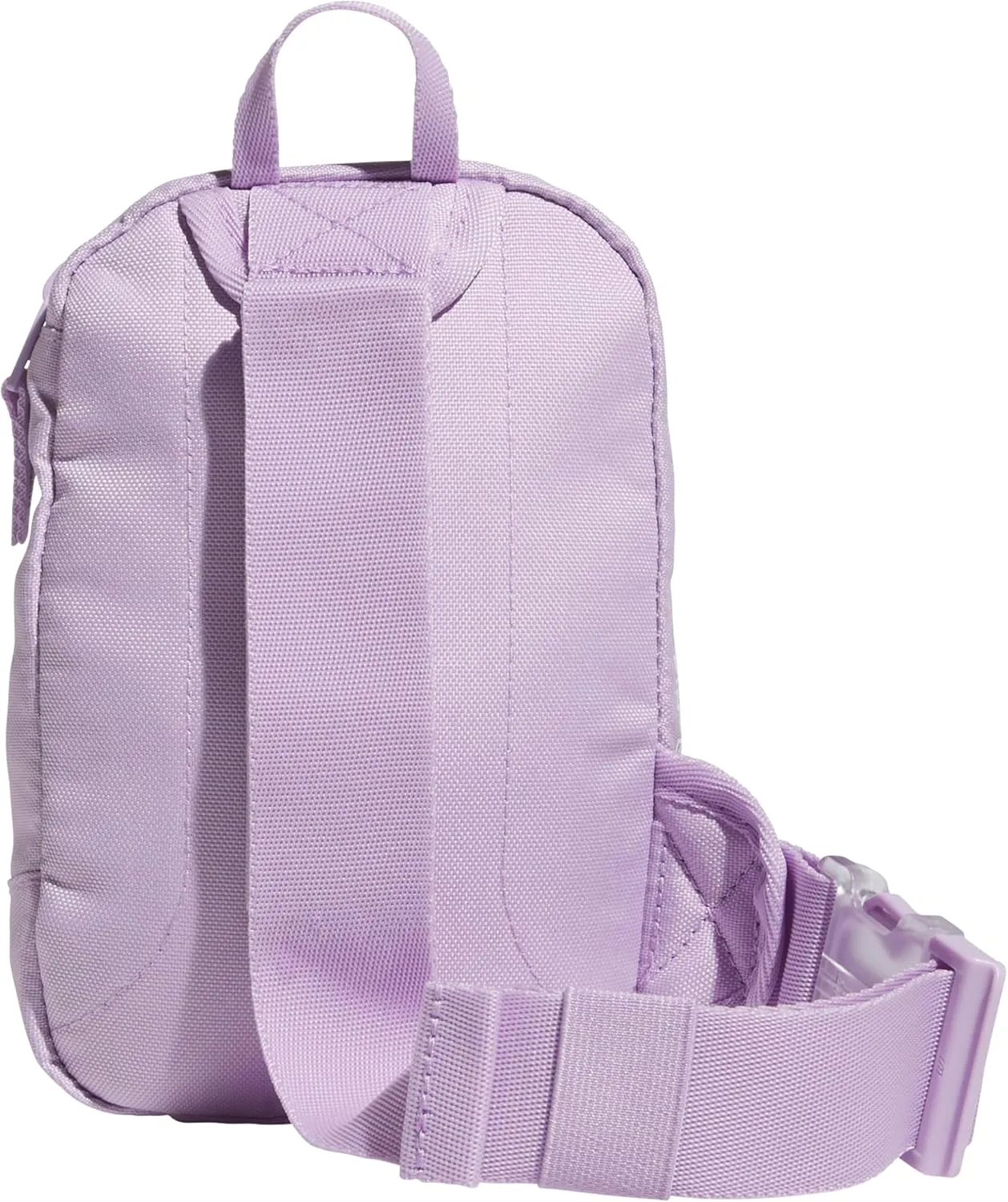 adidas Prime Mini Sling Crossbody Bag, Small Size for Festivals and Travel, Powder Plum Purple