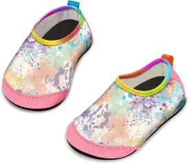 Baby Boys and Girls Swim Water Shoes Barefoot Aqua Socks Non-Slip for Beach Pool Toddler Kids