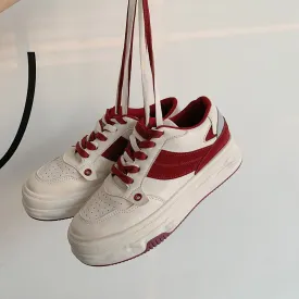 Chicmy Mixed Color Tennis Female Flat Shoes for Women Trend Platfoem Leisure Sport Sneaker Ladies Designer Elegant Mid-Heel Shoes