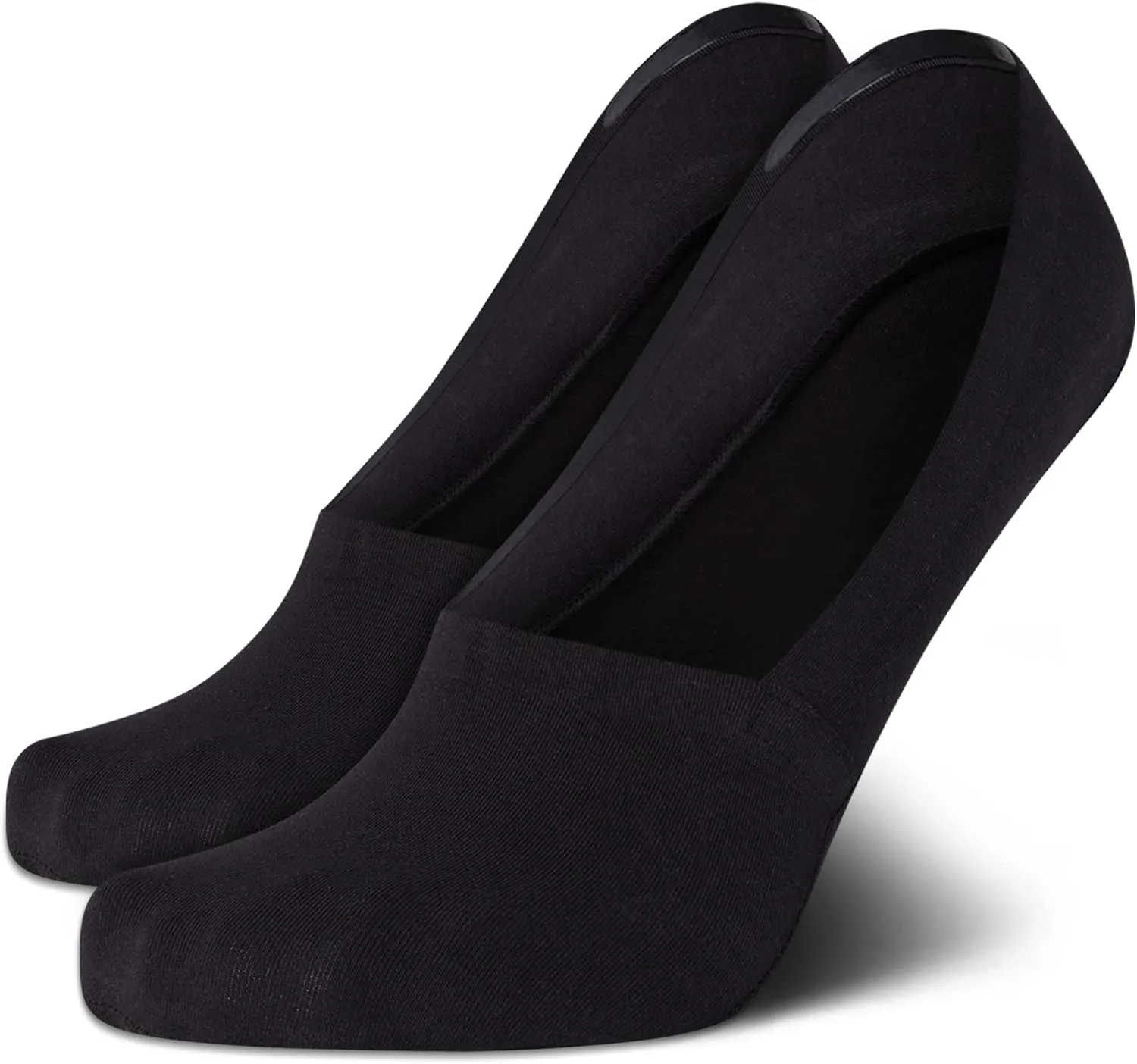 Cole Haan Men's Socks - Non-Slip Ultra Low Cut Liner Socks with Silicon Heel Grip (2 Pack)