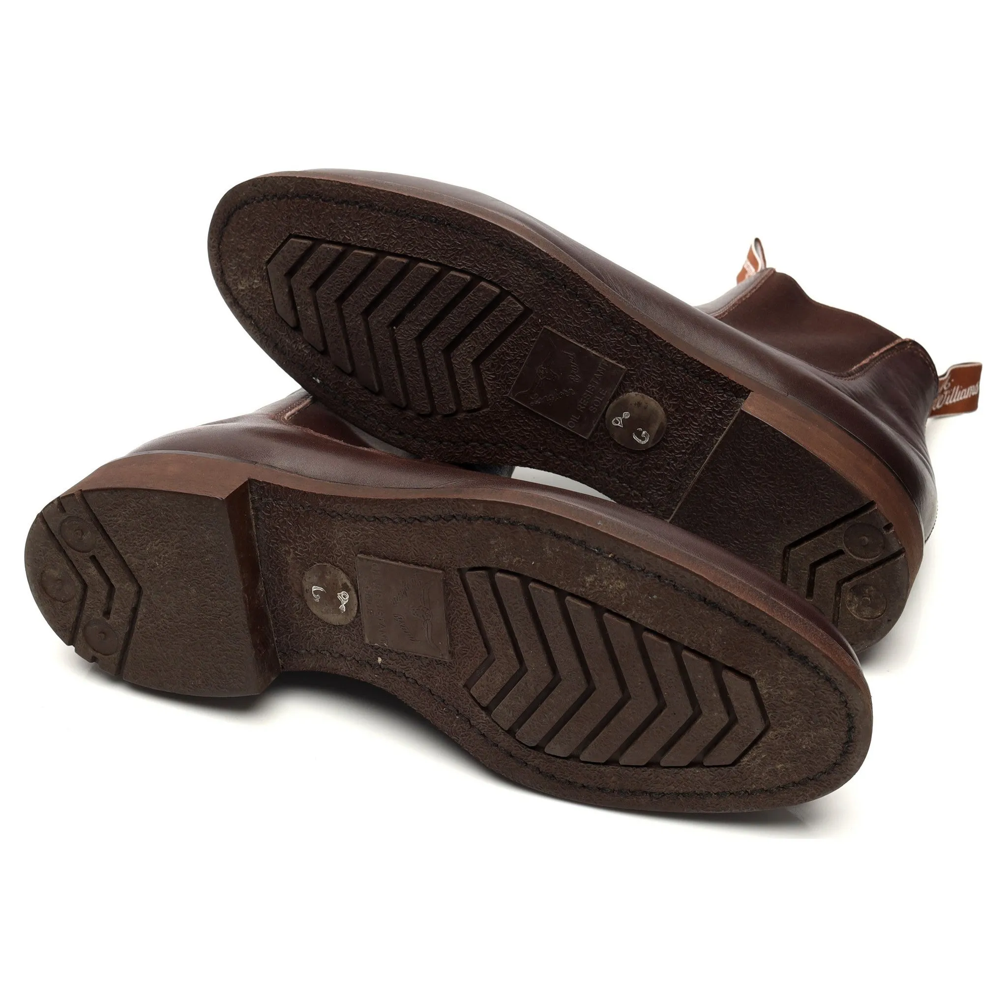 'Comfort Turnout' Dark Brown Leather Chelsea Boots UK 9.5 G
