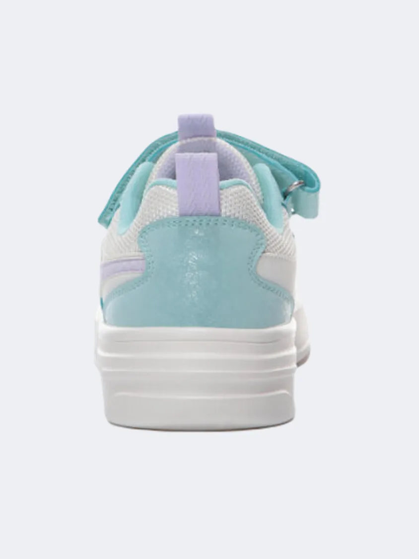 Erke Skateboard Gs Girls Lifestyle Shoes Light White/Cyan