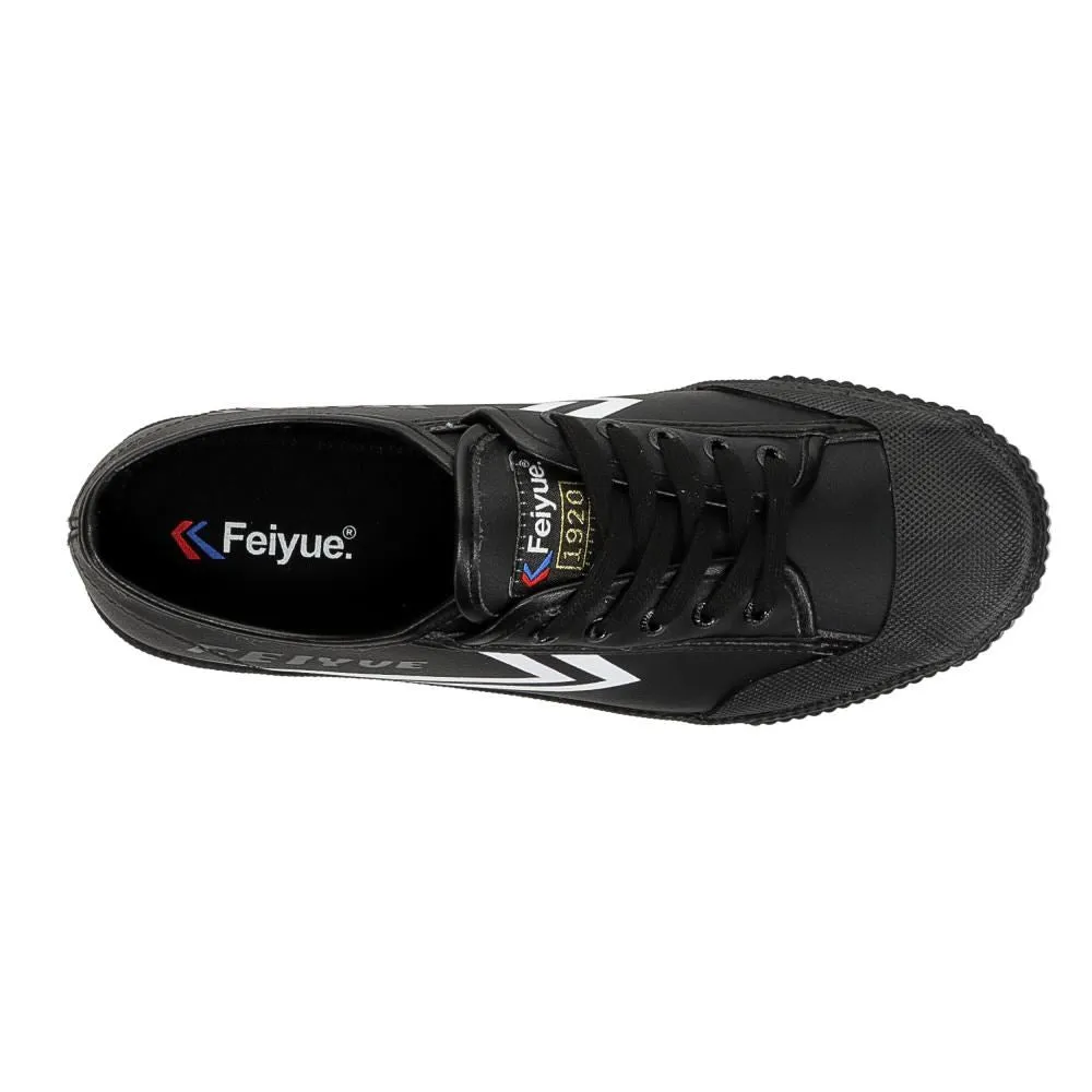 Feiyue Footwear Fe Lo 1920 Synthetic Leather Martial Arts/Gym/Lifing Shoes - Black / White