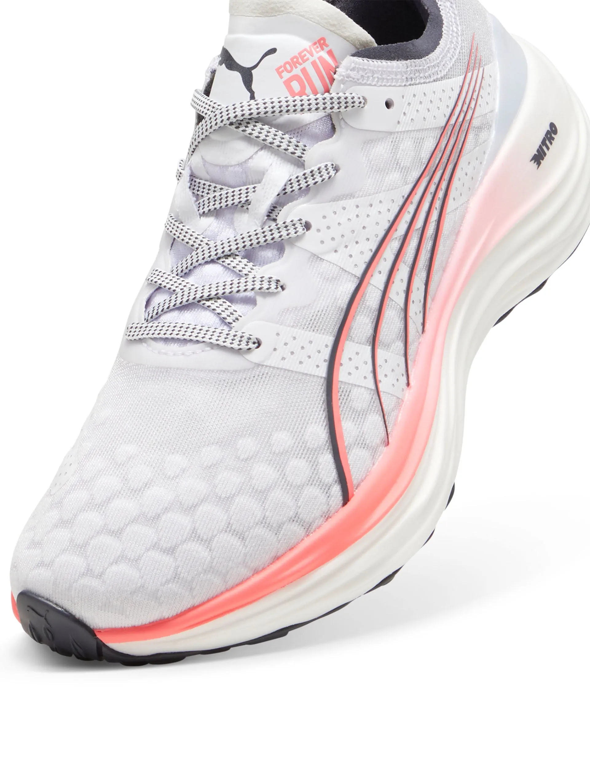 ForeverRun NITRO Shoes - White/Sunset Glow/Galactic Grey