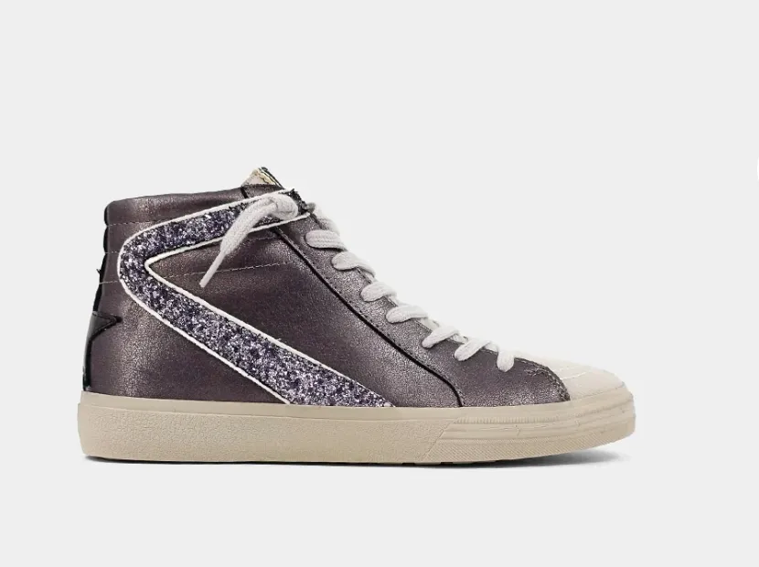 High Top Sneaker with Sparkly Band