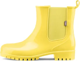 HISEA Short Rain Boots for Women Waterproof Garden Shoes Anti-Slipping Ankle Chelsea Rainboots for Ladies with Comfort Insole Lightweight Stylish Rubber Rain Shoes Outdoor Work Booties