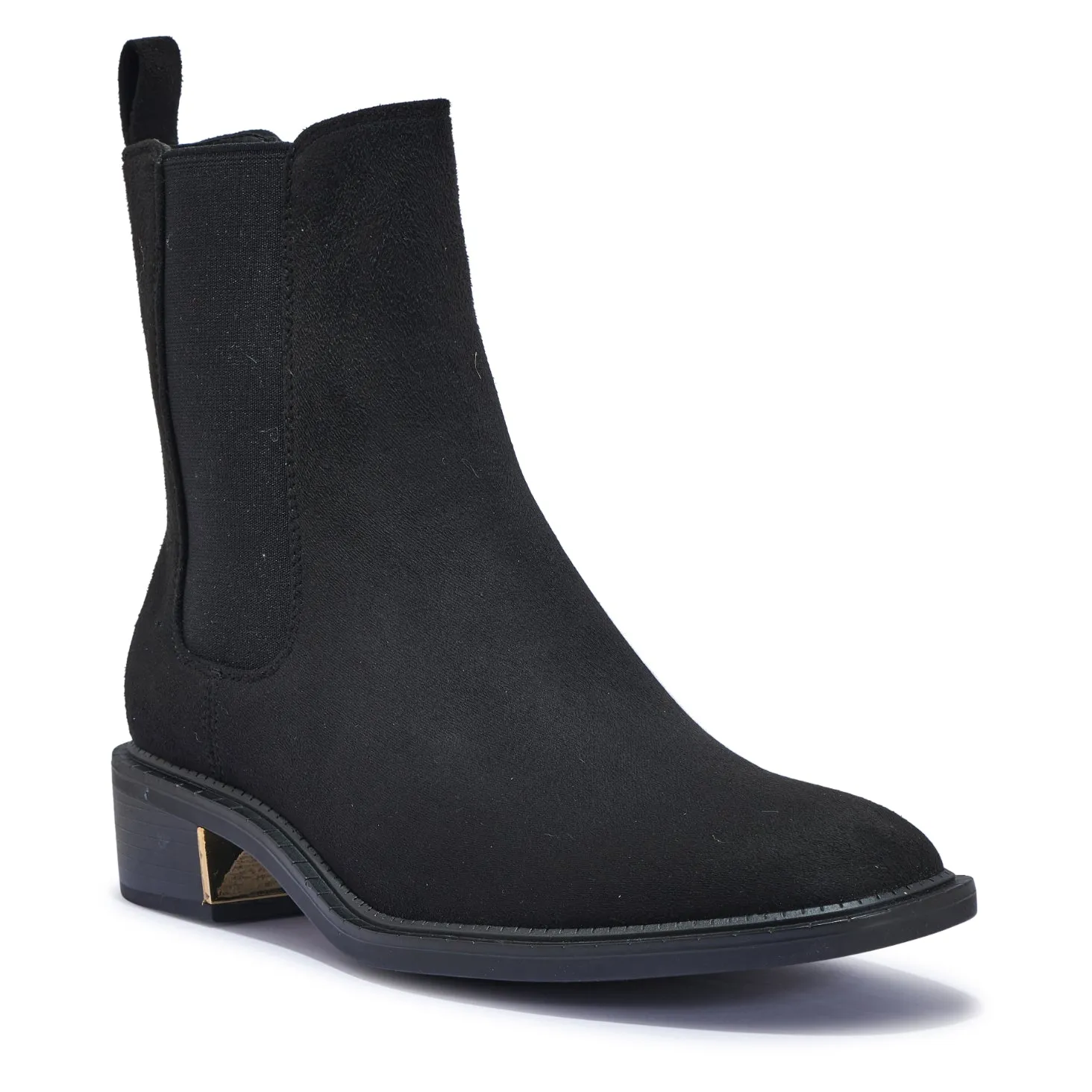 LATTE6 – LATTE6 CHELSEA ANKLE RIDING BOOT WITH GOLD DETAIL