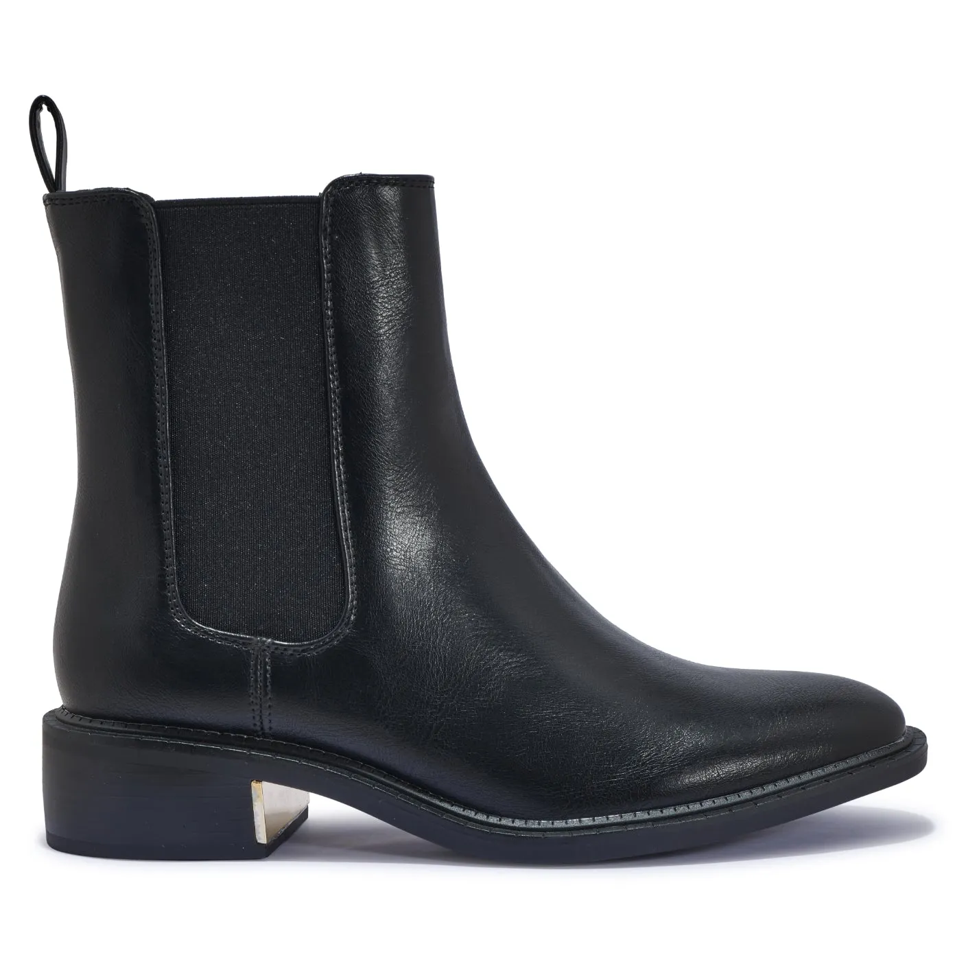 LATTE6 – LATTE6 CHELSEA ANKLE RIDING BOOT WITH GOLD DETAIL