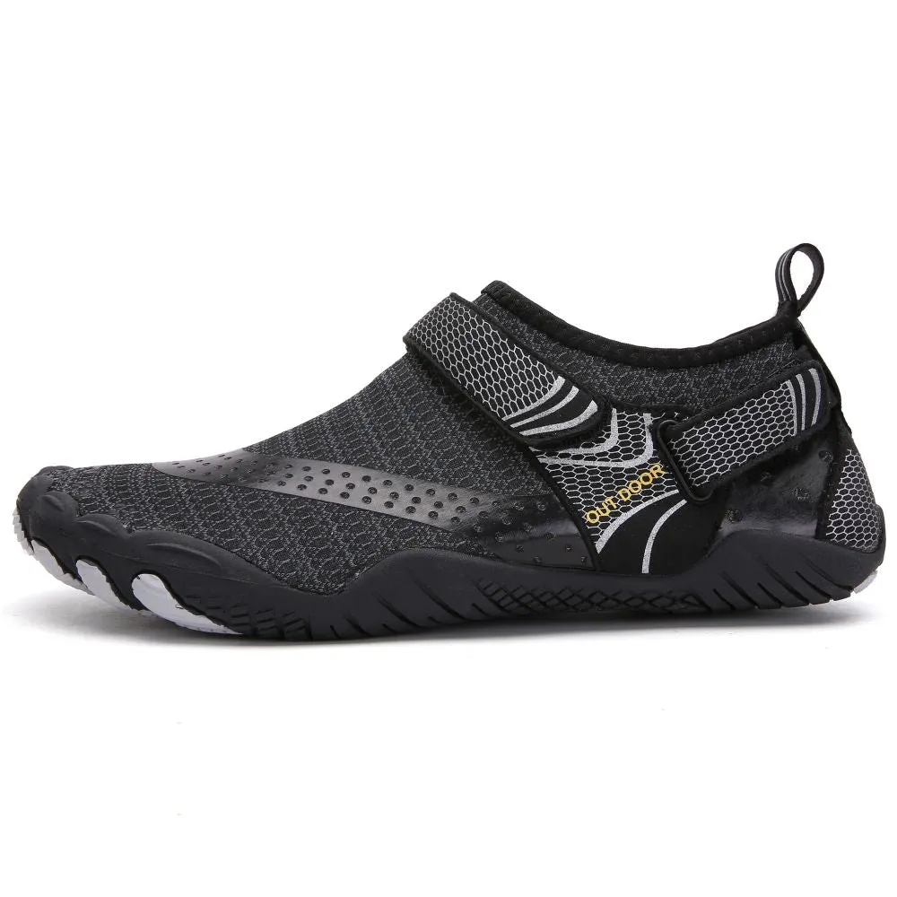 Men’s & Women’s Water Shoes Barefoot Quick Dry Aqua Sports - Black Size EU38 = US5