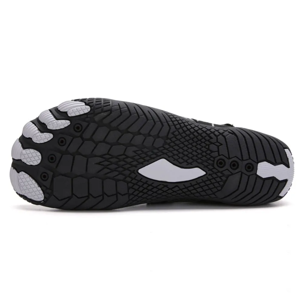 Men’s & Women’s Water Shoes Barefoot Quick Dry Aqua Sports - Black Size EU38 = US5