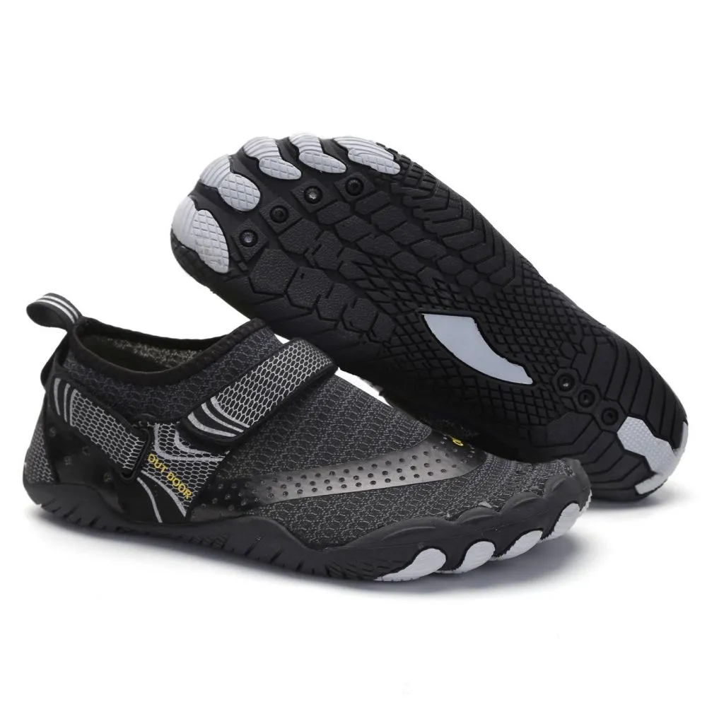 Men’s & Women’s Water Shoes Barefoot Quick Dry Aqua Sports - Black Size EU38 = US5