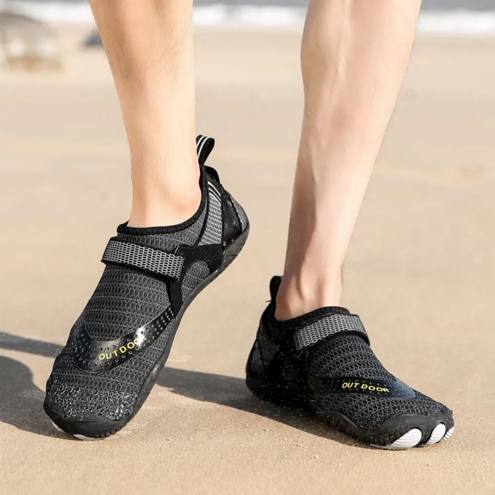 Men’s & Women’s Water Shoes Barefoot Quick Dry Aqua Sports - Black Size EU38 = US5