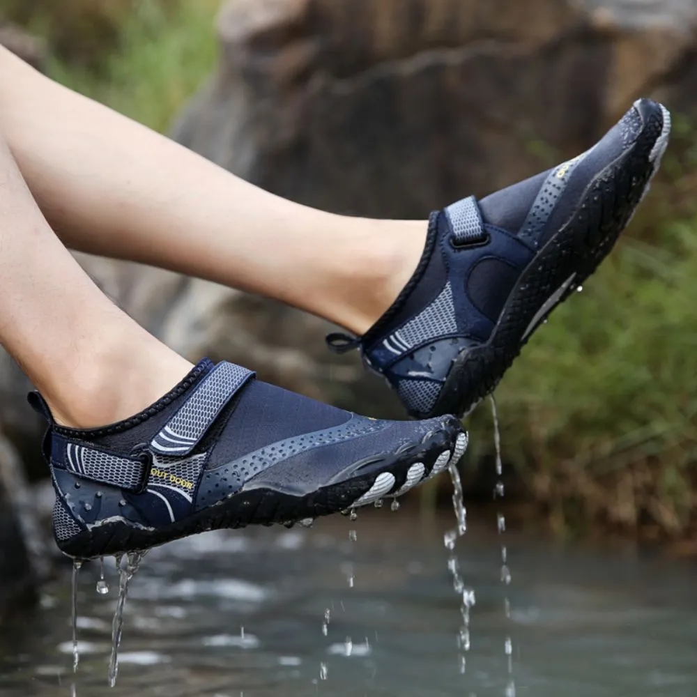 Men’s & Women’s Water Shoes Barefoot Quick Dry Aqua Sports - Blue Size EU36 = US3.5