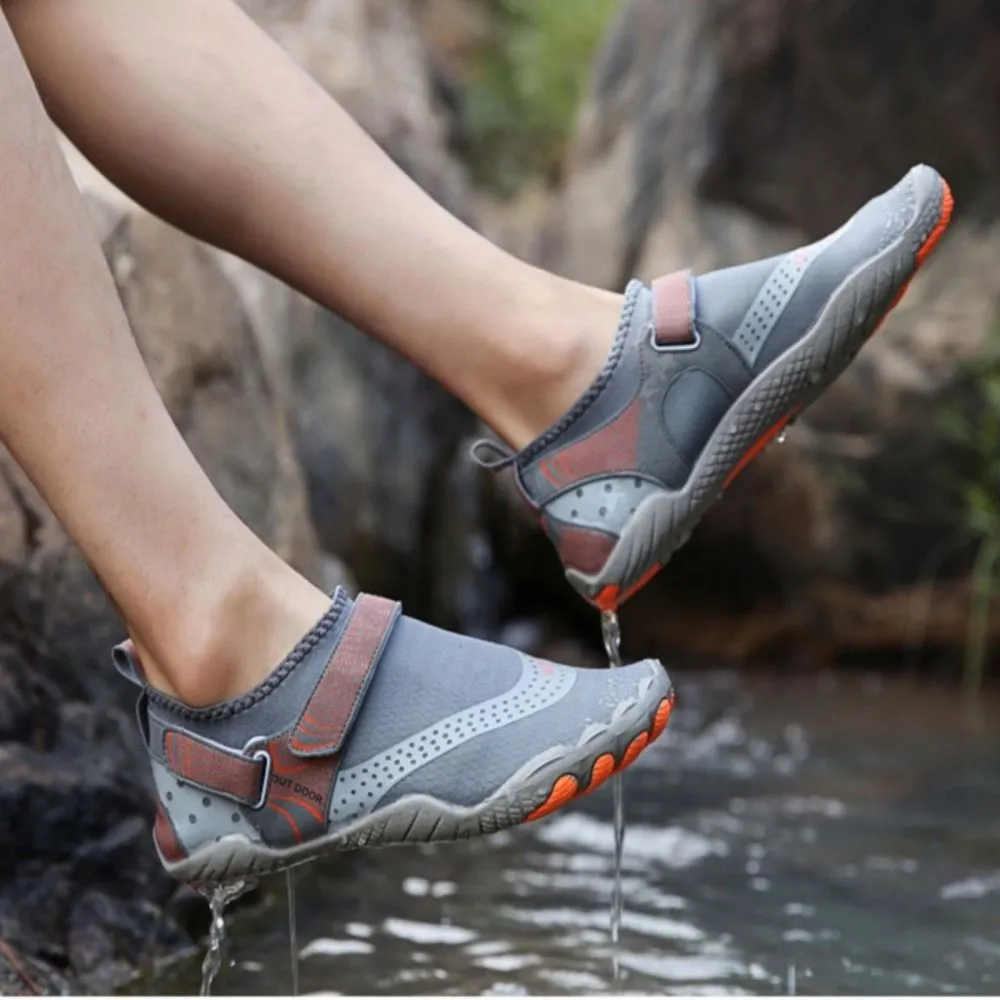 Men’s & Women’s Water Shoes Barefoot Quick Dry Aqua Sports - Grey Size EU39 = US6