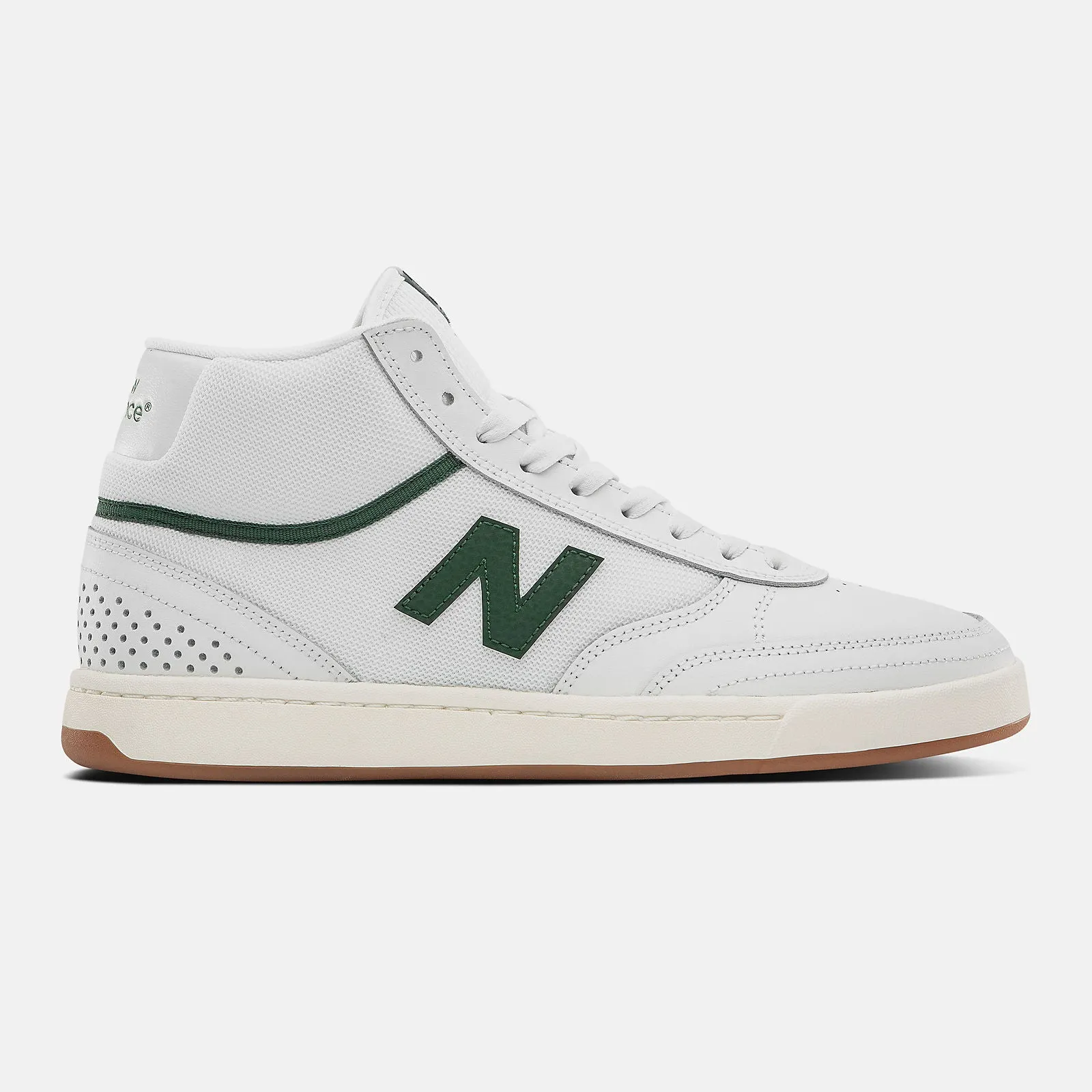New Balance Numeric 440 High Skateboard Shoe - White/Green