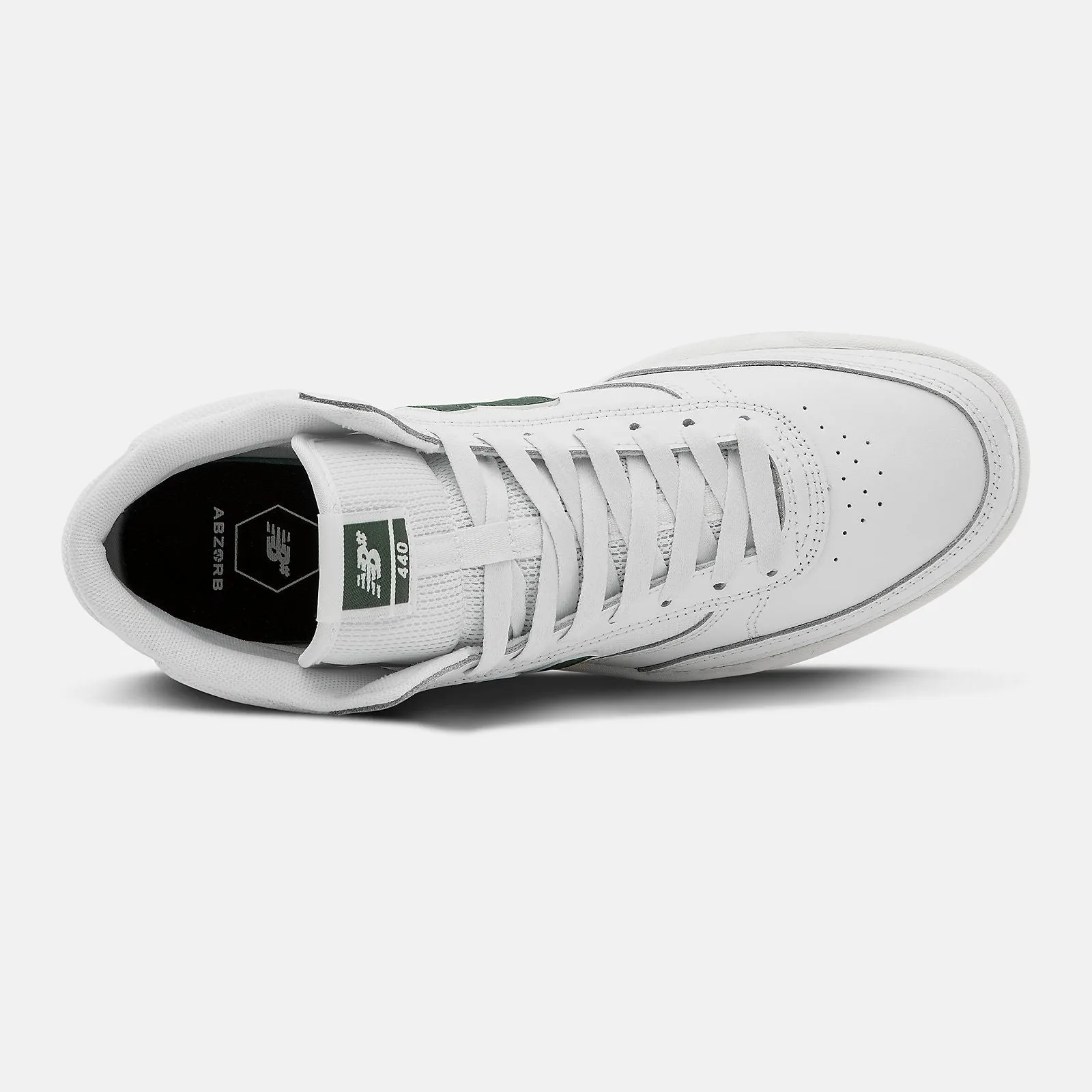 New Balance Numeric 440 High Skateboard Shoe - White/Green