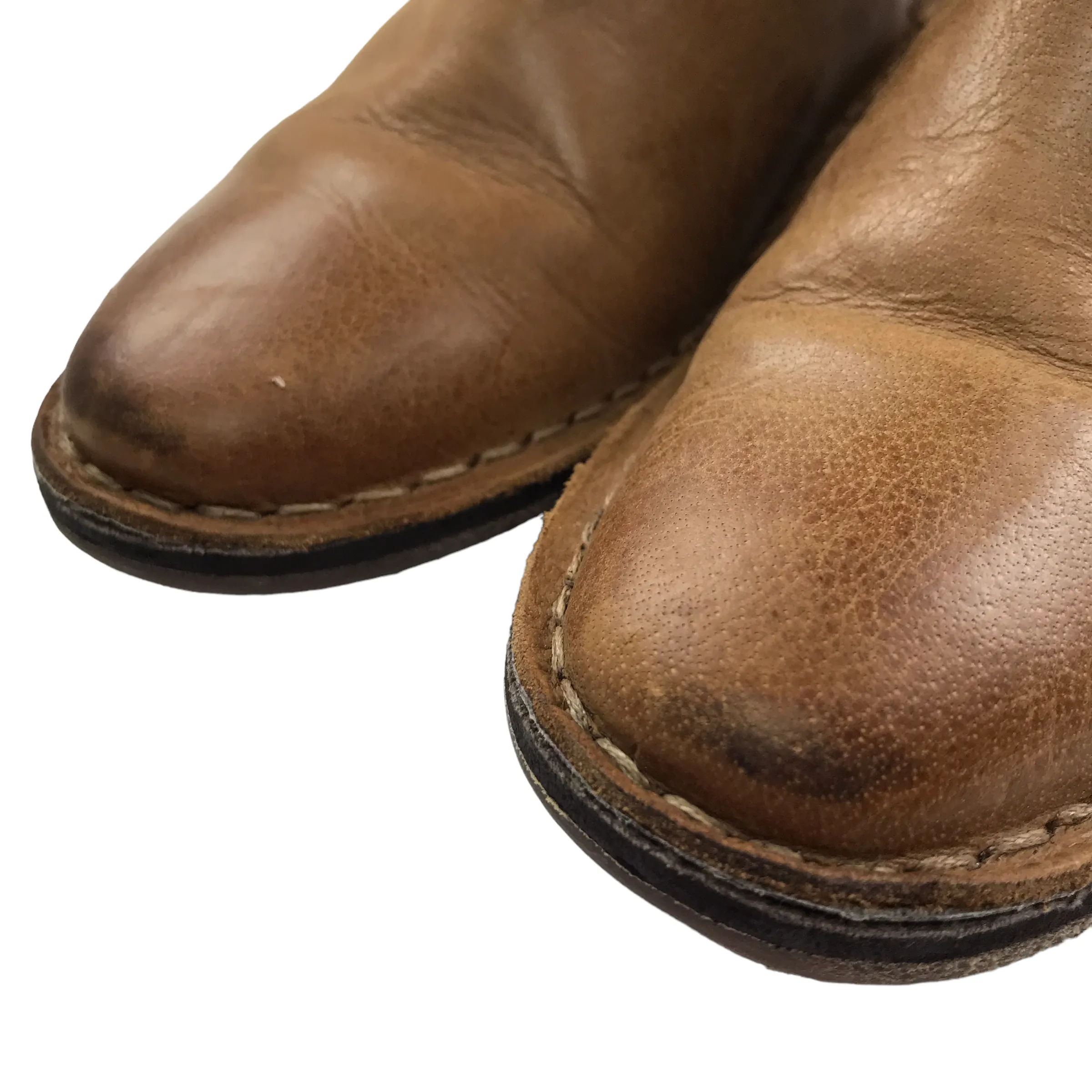 Next Tanned Brown Chelsea Boots Shoe Size 9 junior