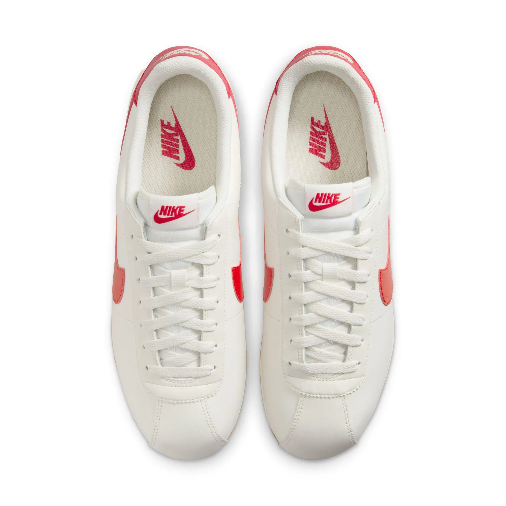 Nike Cortez Leather Sail/University Red-Gum Yellow