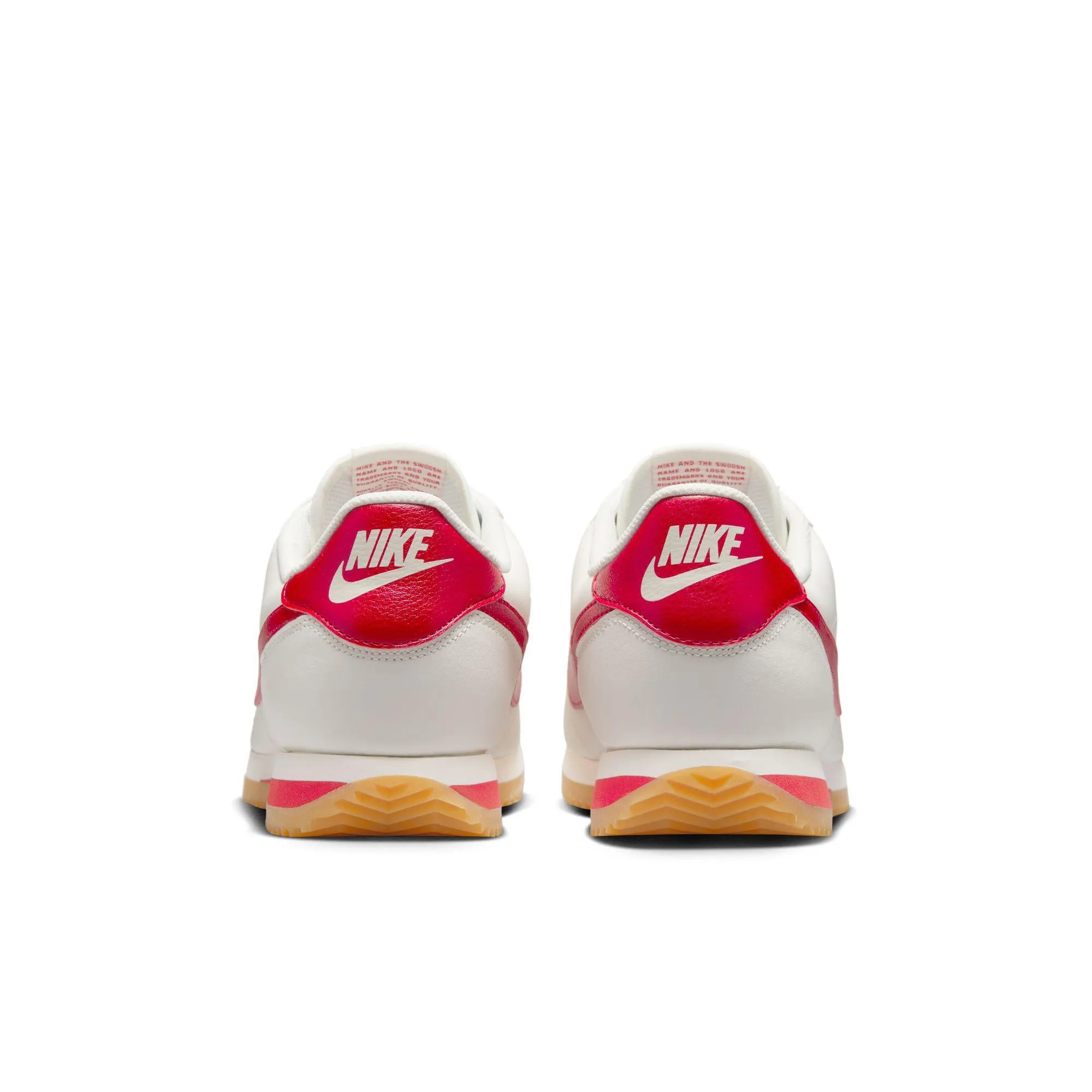Nike Cortez Leather Sail/University Red-Gum Yellow