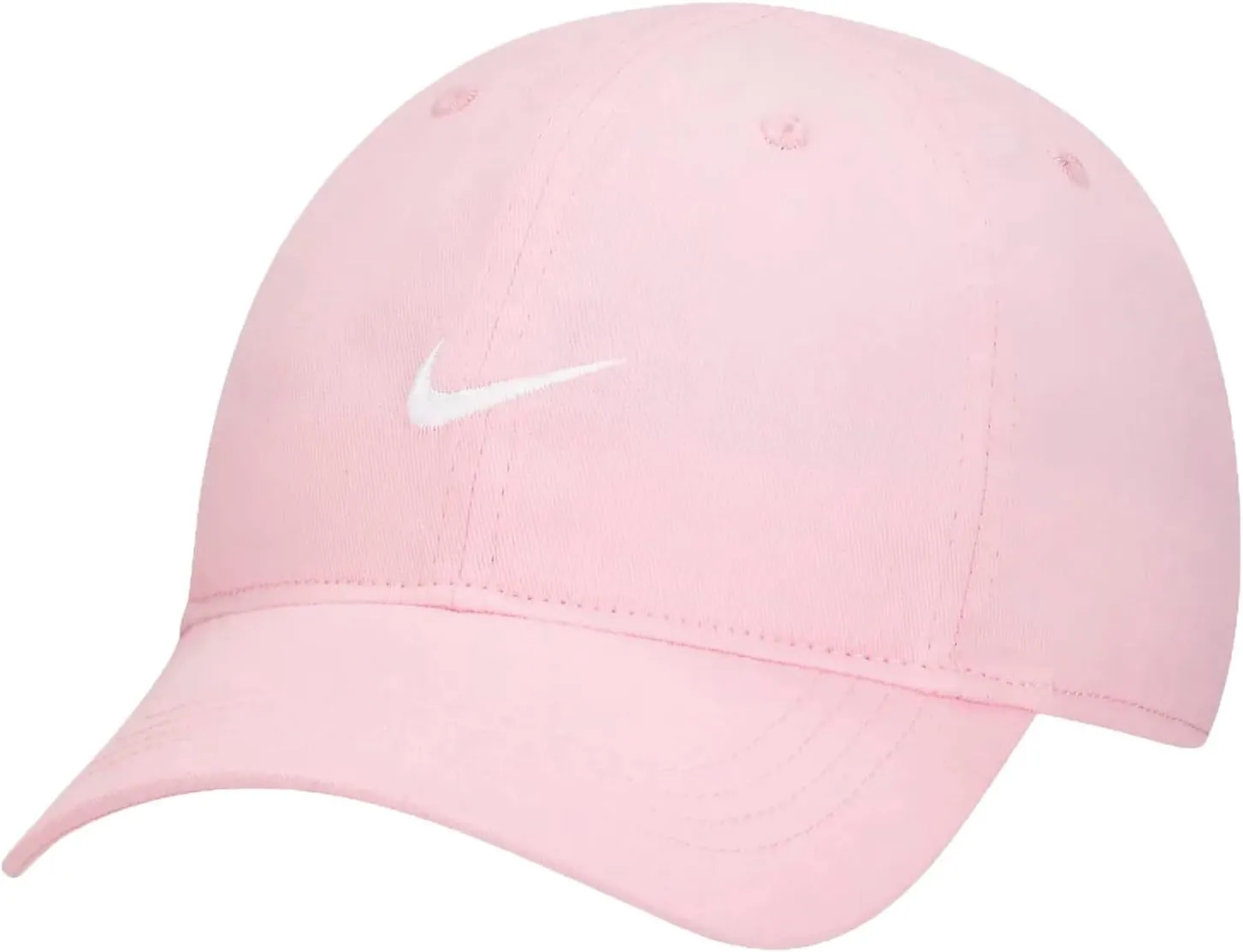 Nike Kid`s Adjustable Solid Swoosh Cotton Baseball Cap (P_F(8A2319-A9Y)/W, 4-7 Years)