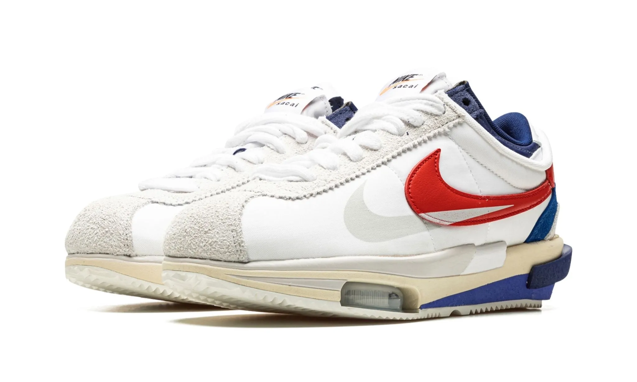 Nike Zoom Cortez SP sacai White University Red Blue