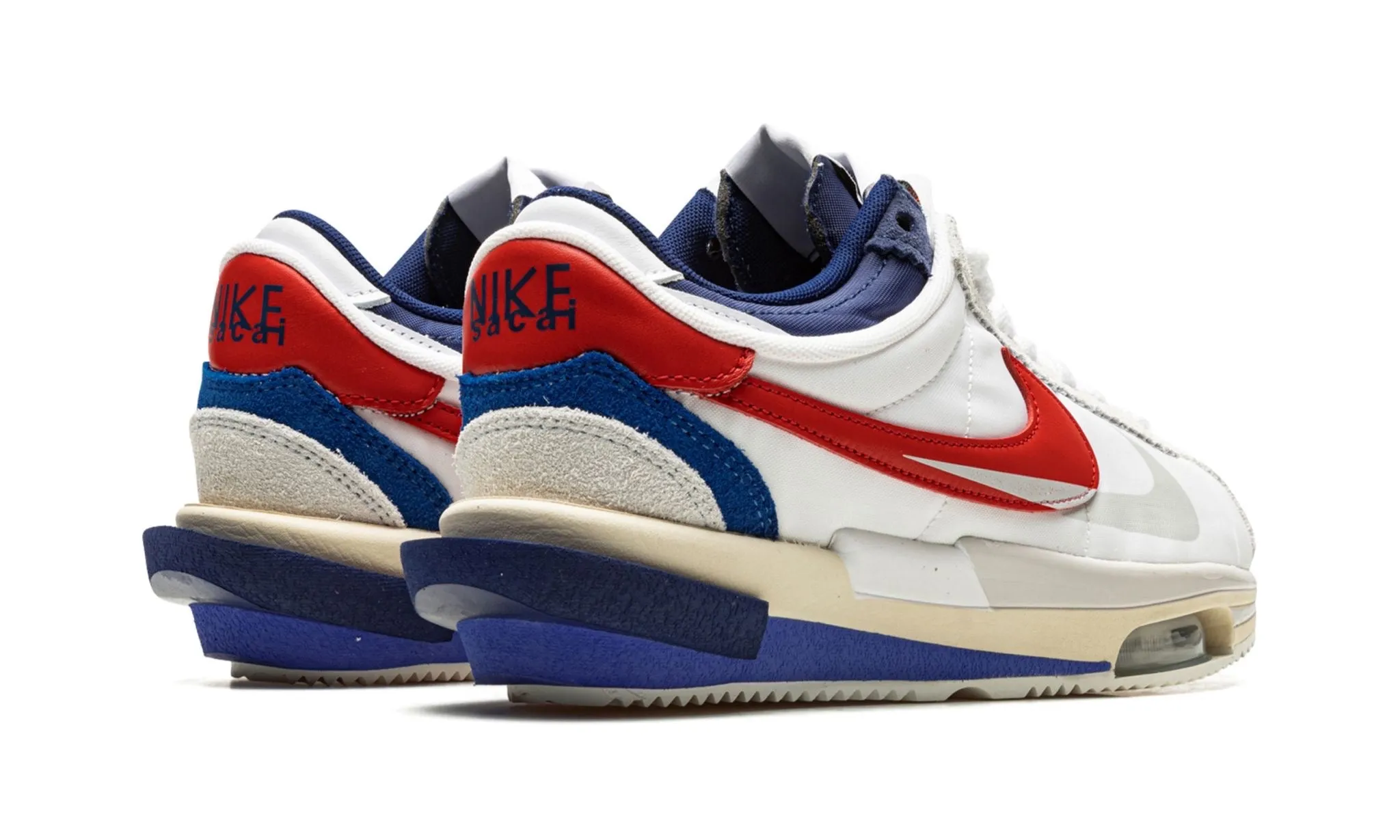 Nike Zoom Cortez SP sacai White University Red Blue