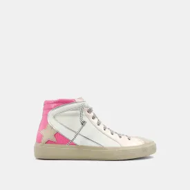 Roxanne Pink High Top Sneaker