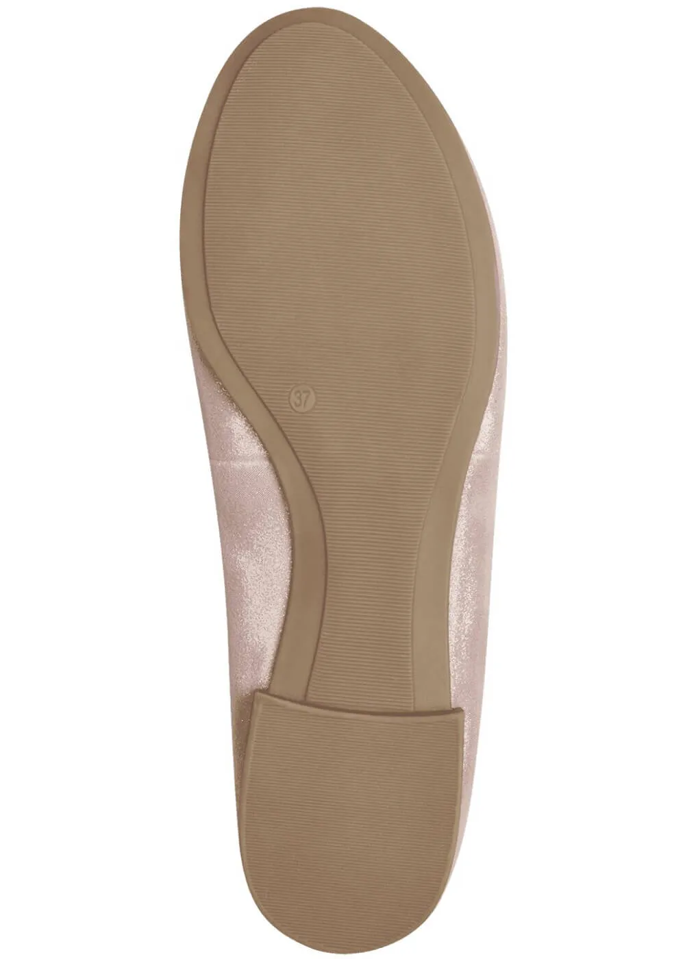 Tamaris Audrey Pearl Leather Ballerinas Pink