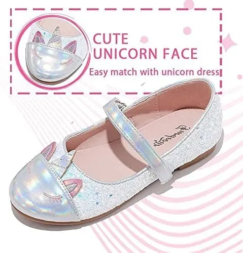Unicorn Shoes Glitter Princess Ballet Flats