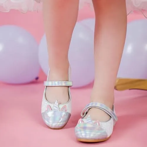 Unicorn Shoes Glitter Princess Ballet Flats