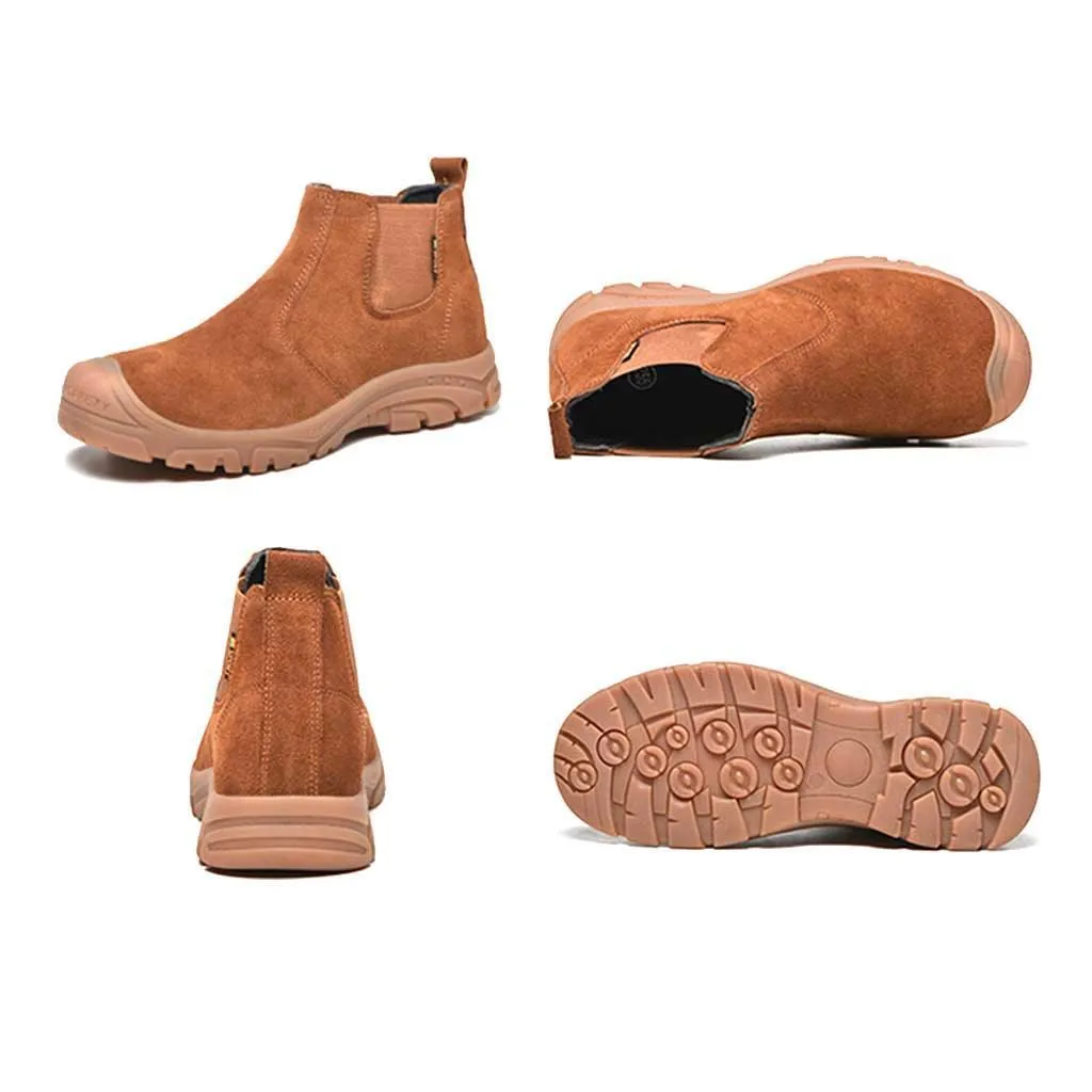 Women's Steel Toe Chelsea Boots - Slip Resistant | B099