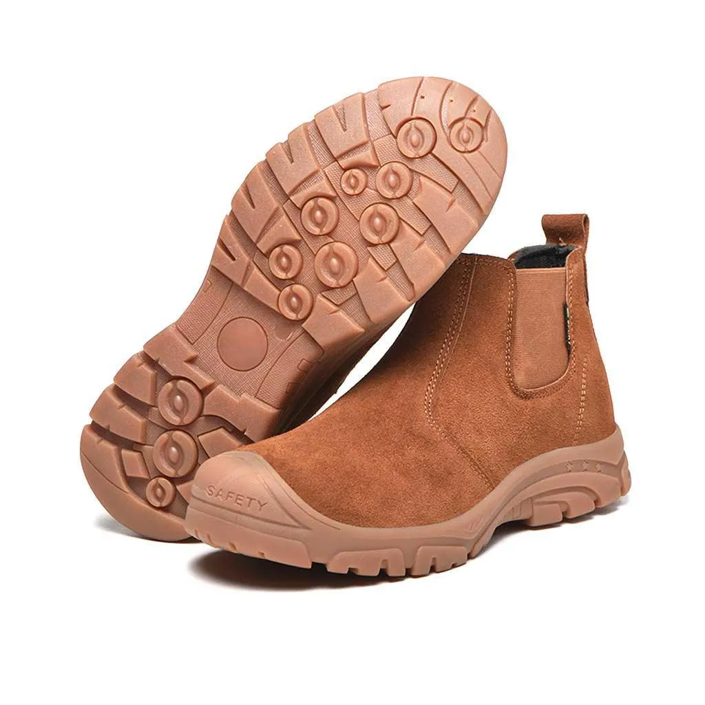 Women's Steel Toe Chelsea Boots - Slip Resistant | B099