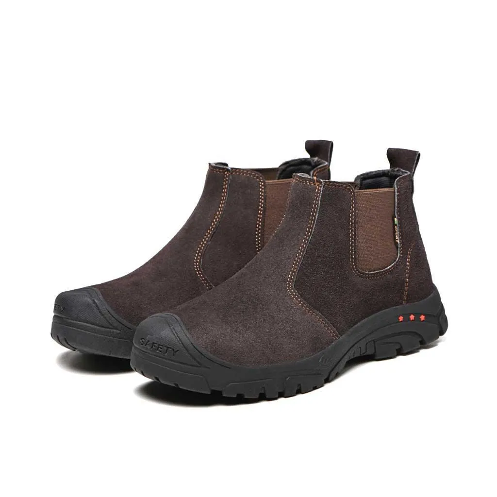 Women's Steel Toe Chelsea Boots - Slip Resistant | B099